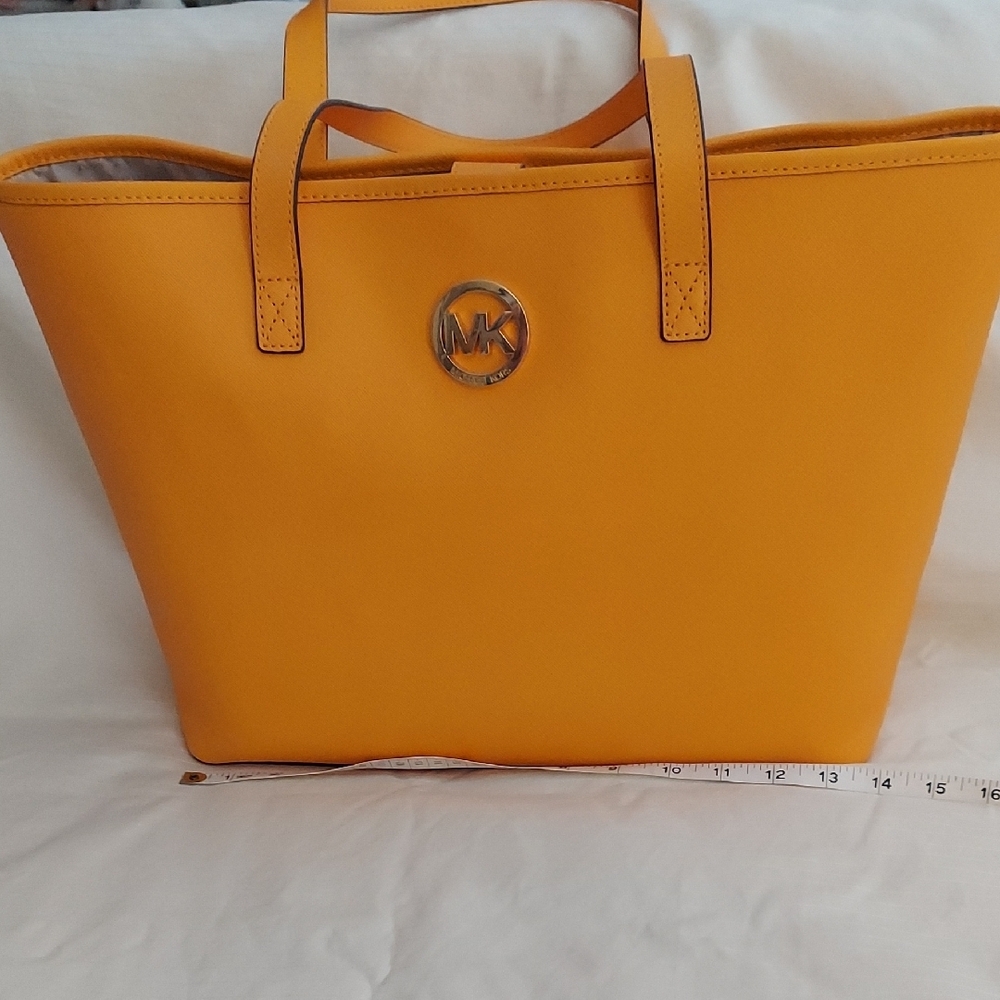 Michael Kors Yellow Tote Bag